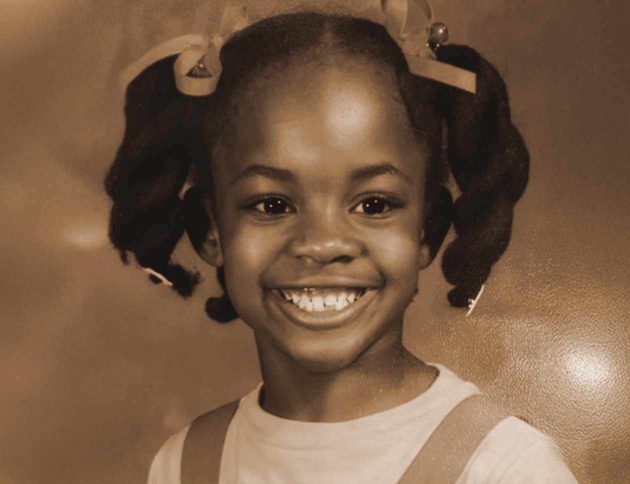 Deshonda as a young girl in New Orleans